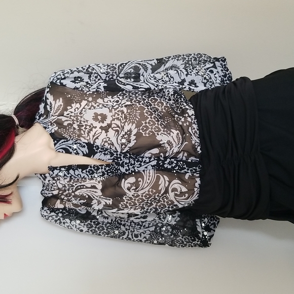 JR sequins sparkle blouse - Picture 3 of 14